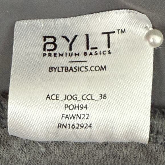 BYLT Ace Jogger Pants Mens 38 Gray Stretch Athletic Fit Nylon Spandex - Picture 11 of 12